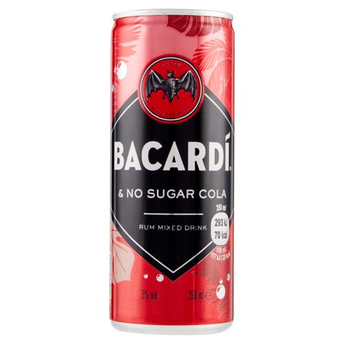 Bacardi & No Sugar Cola 250 ml
