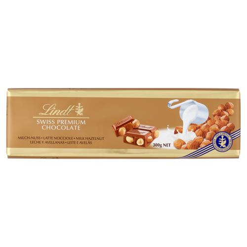 Lindt Gold Tavoletta Cioccolato alle nocciole Cioccolato al latte Maxi formato 300 g