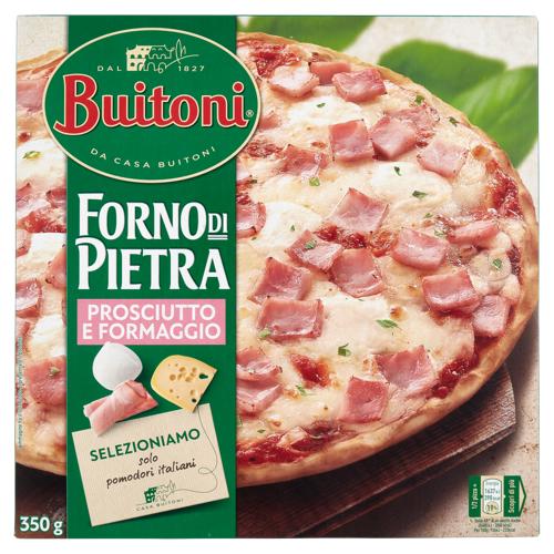 BUITONI Forno di Pietra Pizza Prosciutto e Formaggio Pizza surgelata (1 pizza) 350g