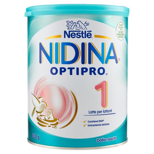 NESTLÉ NIDINA Optipro 1 dalla nascita Latte per lattanti in polvere latta da 800 g