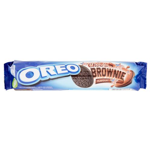 Oreo Choc'o Brownie, biscotti con crema al cacao - 154g