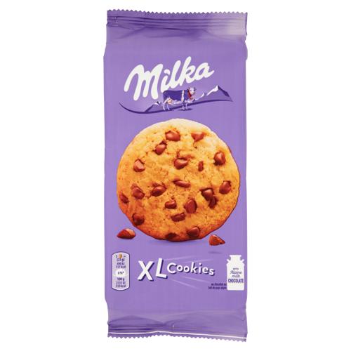 Milka Cookies XL, maxi cookie con cioccolato al latte Milka - 184g
