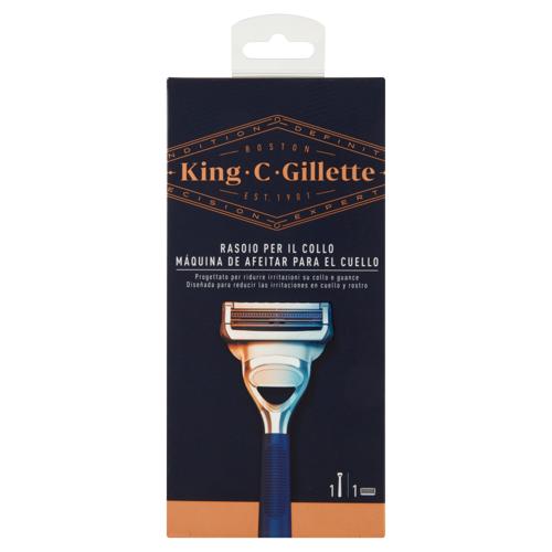 King C. Gillette 1 Rasoio da Uomo per il Collo
