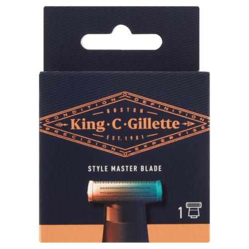 King C. Gillette Lamette di Ricambio per Rasoio Elettrico Regolabarba Uomo Style Master 1 Ricarica