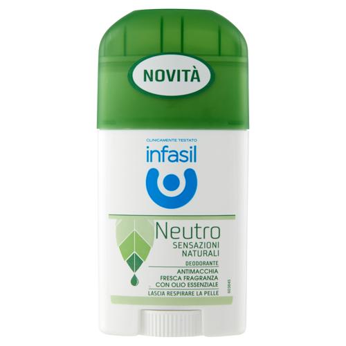 Infasil Deostick Neutro Sensazioni Naturali Olio Essenziale 40 ml