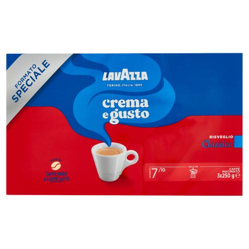 Lavazza crema e gusto Classico Caffè Macinato 3 x 250 g