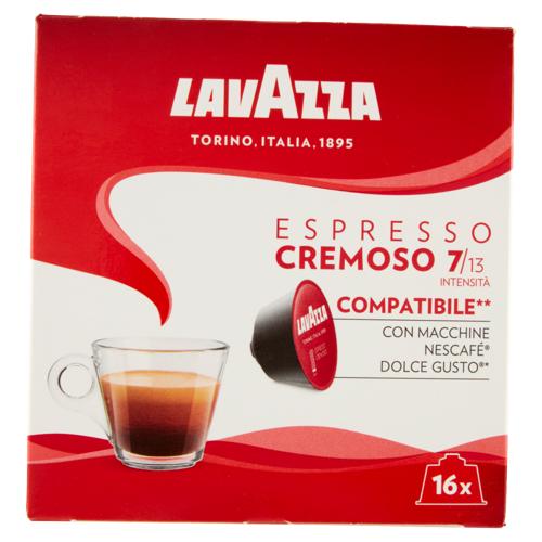 Lavazza Espresso Cremoso Compatibile** con Macchine Nescafé Dolce Gusto* 16 x 8 g