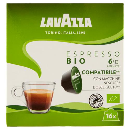 Lavazza Espresso Bio Compatibile** con Macchine Nescafé Dolce Gusto* 16 x 8 g