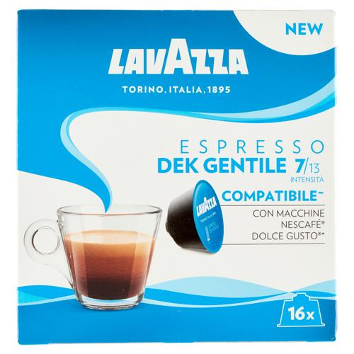 Lavazza Espresso Dek Gentile Compatibile con Macchine Nescafé Dolce Gusto* 16 x 8 g
