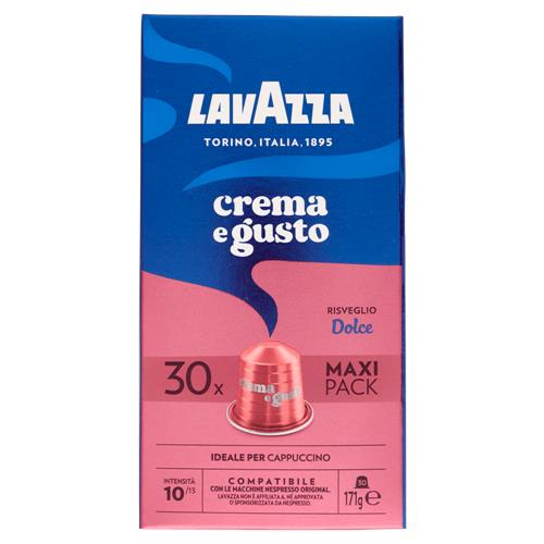 Lavazza crema e gusto Dolce Compatibile Nespresso Original 30 Capsule 171 g