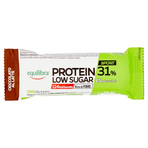 equilibra Sport Protein 31% Low Sugar Cioccolato al latte 35 g