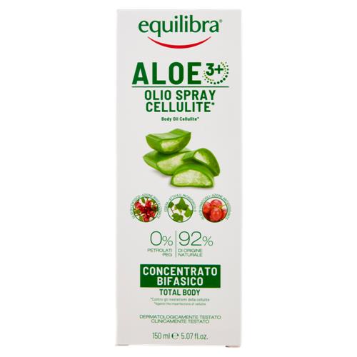 equilibra Aloe 3+ Olio Spray Cellulite* Concentrato Bifasico 150 ml