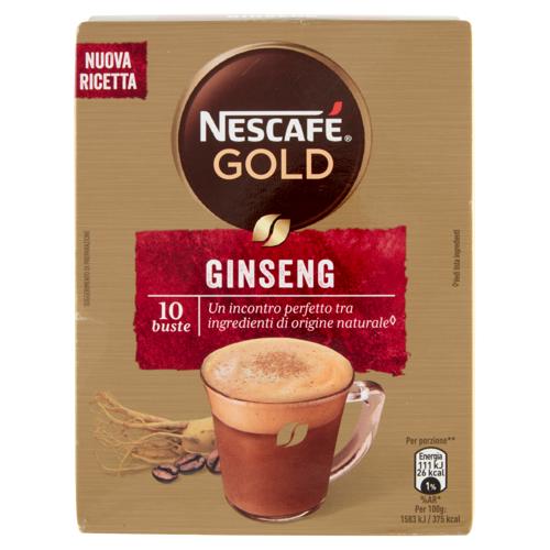 NESCAFÉ Gold Ginseng Preparato solubile per caffè al ginseng astuccio 10 bustine 70g