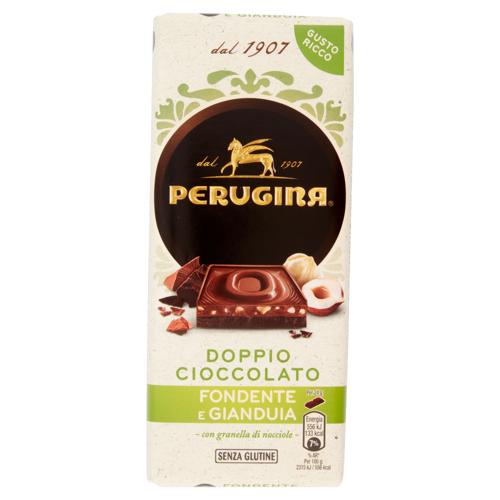 PERUGINA Fondente Gianduia Tavoletta di cioccolato fondente gianduia con granella di nocciole 120g