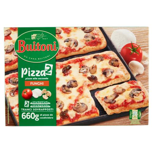 BUITONI PIZZA ALLA SECONDA FUNGHI Pizza surgelata 660g (2 pizze)