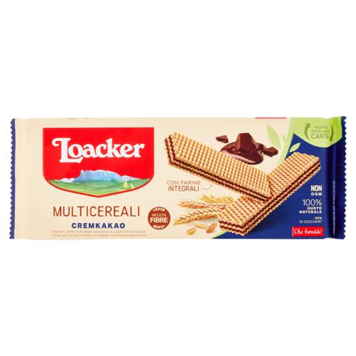 Loacker Wafer Multicereali Cremkakao con farro, grano e avena con crema al cacao wafers 175g