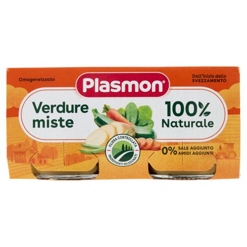 Plasmon Omogeneizzato Verdure miste 2 x 80 g