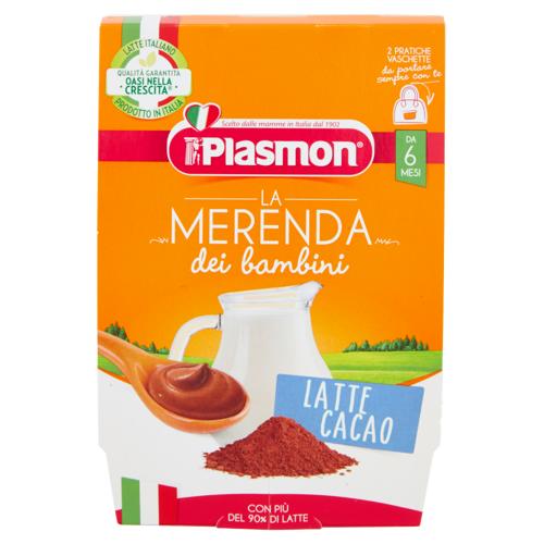 Plasmon la Merenda dei bambini Latte Cacao 2 x 120 g