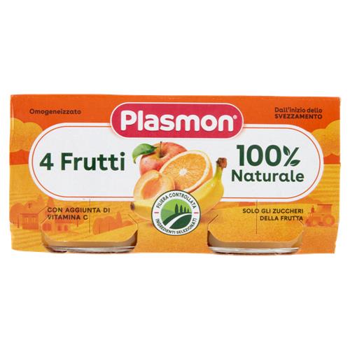 Plasmon Omogeneizzato 4 Frutti 2 x 80 g
