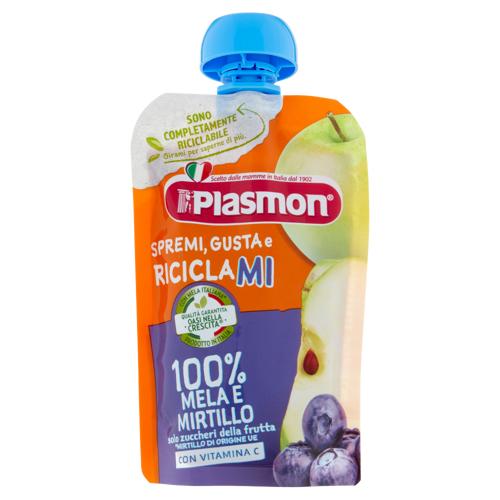Plasmon 100% Frutta Mela e Mirtillo 100 g