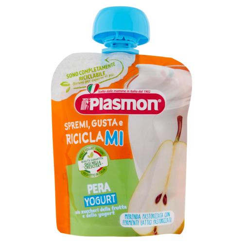 Plasmon Spremi, Gusta e Riciclami Pera Yogurt 85 g