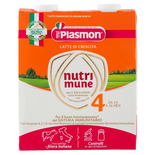 Plasmon Latte di Crescita nutri mune 4 2 x 500 ml