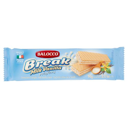 Balocco Break Milk Vanilla Wafers 90 g