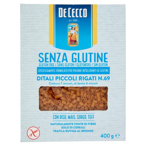 De Cecco Senza Glutine Ditali Piccoli Rigati N.69 400 g