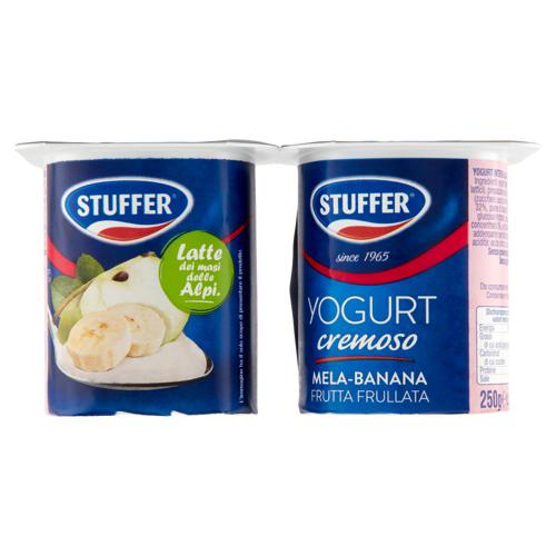 Stuffer Yogurt cremoso Mela-Banana Frutta Frullata 2 x 125 g