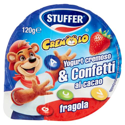 Stuffer Cremolo Yogurt cremoso & Confetti al cacao fragola 120 g