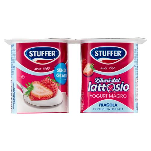 Stuffer Liberi dal lattosio Yogurt Magro Fragola 2 x 125 g