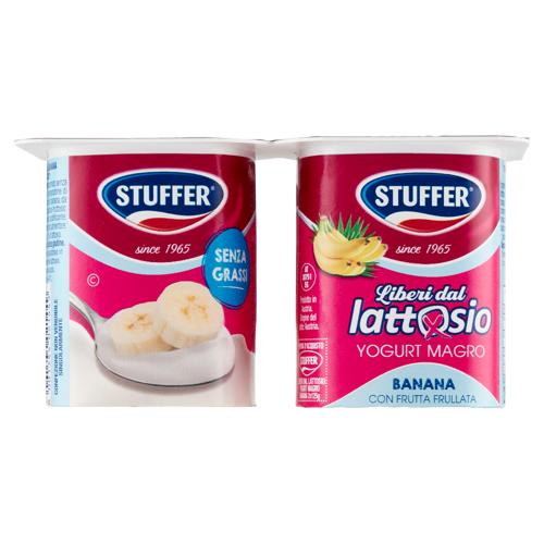 Stuffer Liberi dal lattosio Yogurt Magro Banana 2 x 125 g