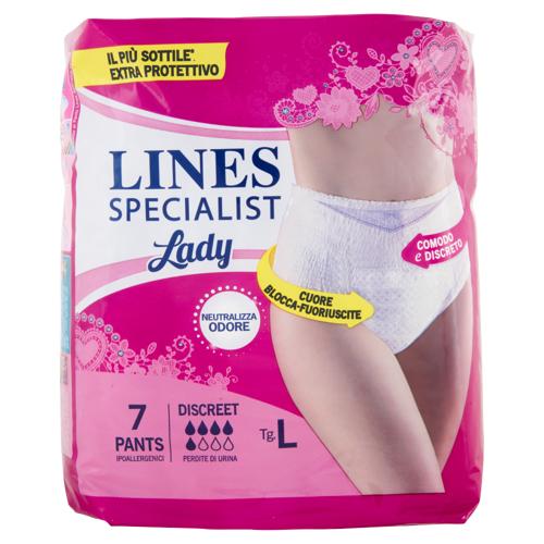 Lines Specialist Lady Pants Discreet Tg.L 7 pz