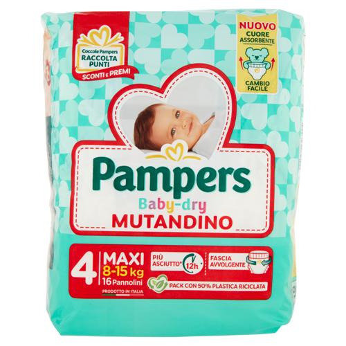 Pampers Baby-dry Mutandino Maxi 16 pz