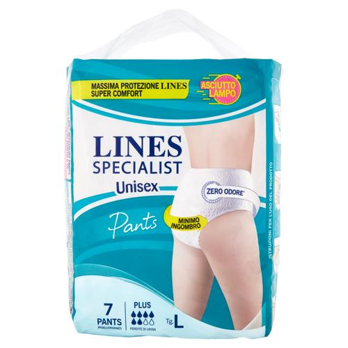 Lines Specialist Unisex Plus Pants Ipoallergenici Tg.L 7 pz