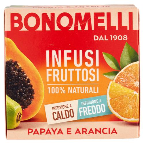 Bonomelli Infusi Fruttosi 100% Naturali Papaya e Arancia 12 Filtri 24 g