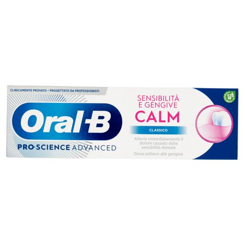 Oral-B Pro-Science Advanced Dentifricio Sensibilità e Gengive Calm Classico 75 ml