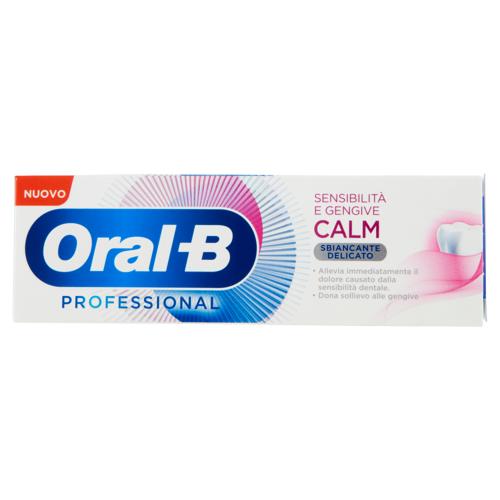 Oral-B Professional Dentifricio Sensibilità e Gengive Calm Sbiancante Delicato 75 ml