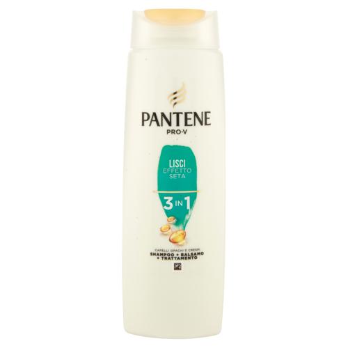 Pantene Shampoo+Balsamo+Trattamento 3in1 Lisci Effetto Seta 225 ml