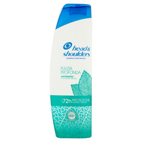 Head & Shoulders Pulizia Profonda Antiprurito con Menta Piperita - Shampoo Antiforfora 250 ml