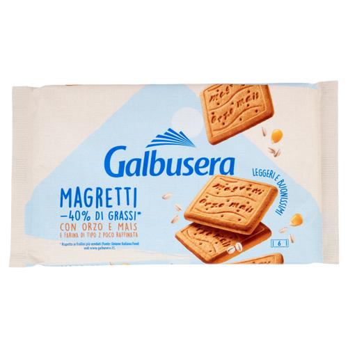 Galbusera Magretti -40% di Grassi* con Orzo e Mais 6 x 58,3 g