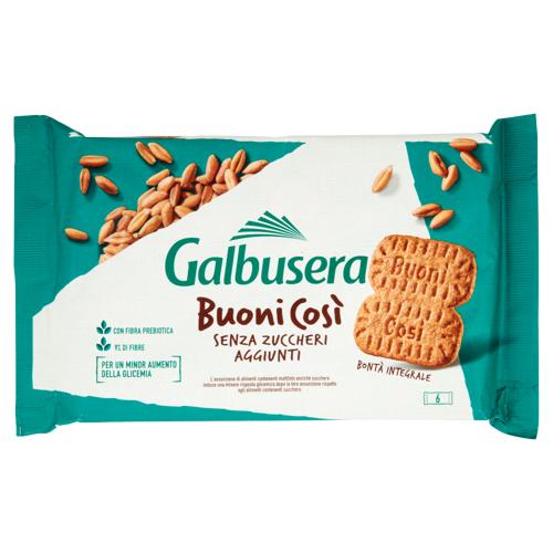 Galbusera BuoniCosi Senza Zuccheri Aggiunti Integrale Latte 6 x 50 g