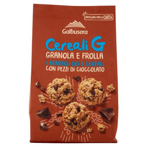 Galbusera Cereali G Granola e Frolla con Pezzi di Cioccolato 300 g