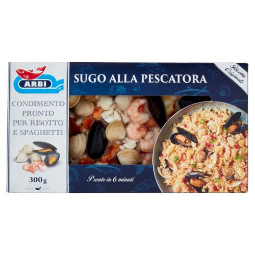 Arbi Sugo alla Pescatora Condimento Pronto per Risotto e Spaghetti 300 g