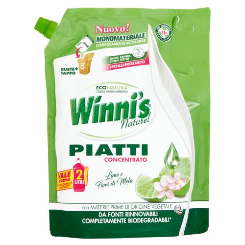 Winni's Naturel Piatti Concentrato Lime e Fiori di Mela 1000 ml