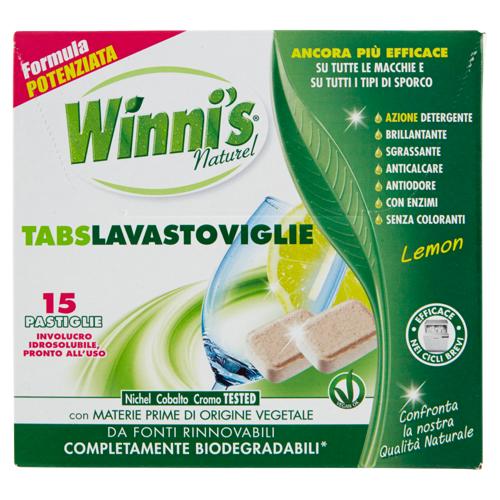 Winni's Tabs Lavastoviglie Lemon 15 x 16 g