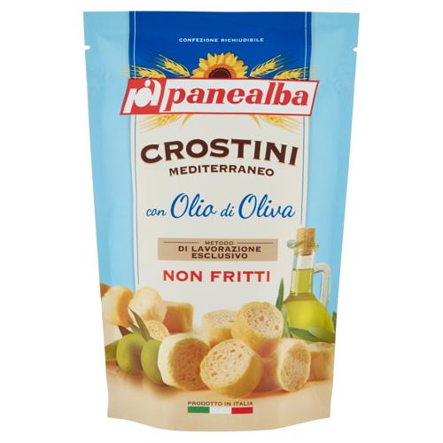 panealba Crostini Mediterraneo con Olio di Oliva 100 g