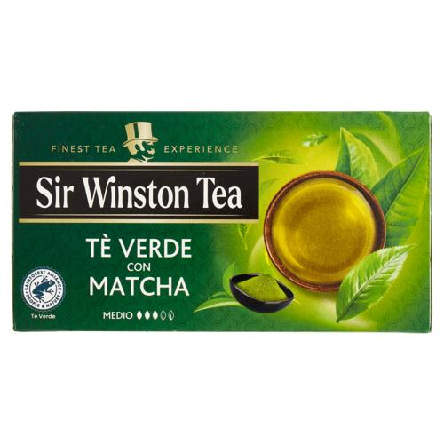 Sir Winston Tea Tè Verde con Matcha 20 x 1,75 g