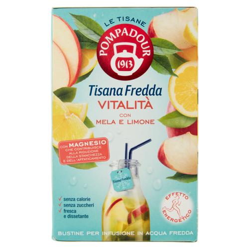 Pompadour Le Tisane Tisana Fredda Vitalità 18 x 2,5 g
