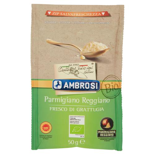 Ambrosi Parmigiano Reggiano DOP Bio Fresco di Grattugia 50 g